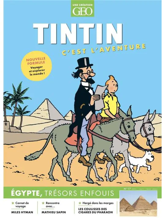 GEO Edition Hors-Serie: Tintin C'est L'Aventure, Un Monde sans frontières  (2023)