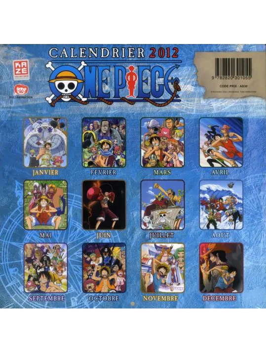 One Piece : calendrier (édition 2014) - Collectif - Kaze - Grand format -  Raconte-moi la Terre (Bron) BRON