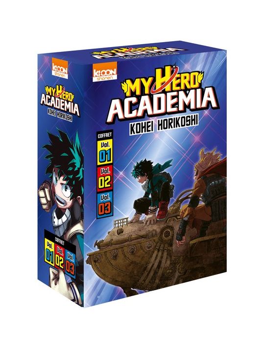 My Hero Academia - Coffret 3 Volumes, Tome 1 à Tome 3 : Coffret My Hero  Academia